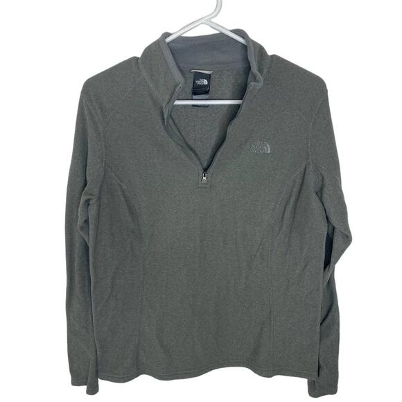 The Northface 3/4 Zip Fitted Soft Collared Pullover Womens size large - Picture 1 of 6